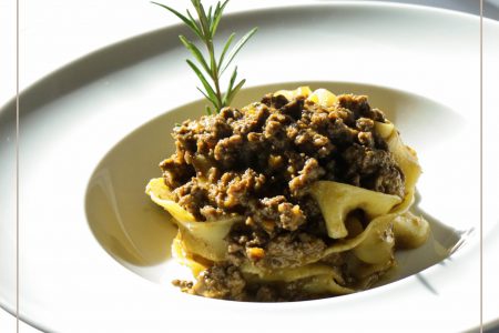 Tagliatelle al Ragù di Canguro